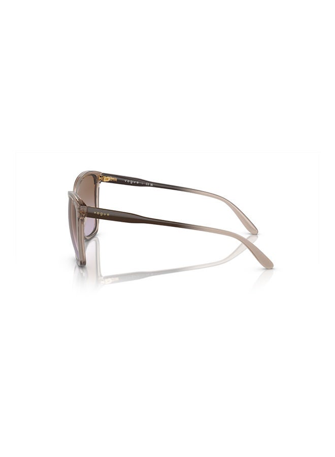 Vogue Full-Rimmed Butterfly Sunglasses 5520S,56,2940,68 - Image 2