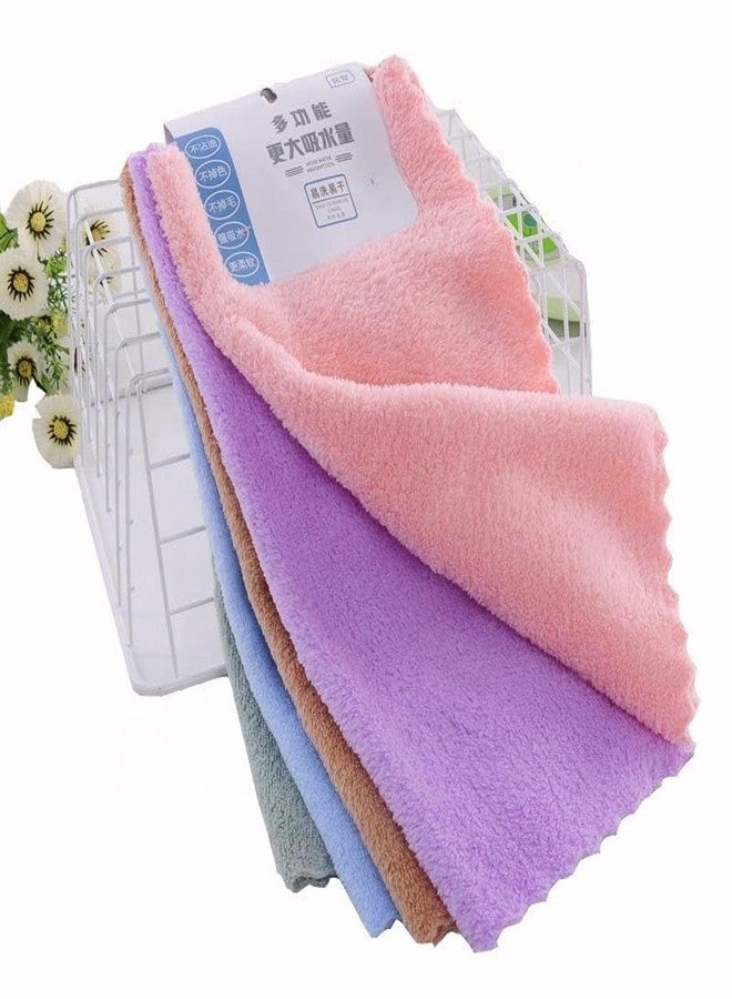 MKSL Face Towel/Handkerchief/Rumal/Hankey Microfiber Small Size -Soft and Super Absorbent Printed Face Towels for Women's, Kids and Newborn Babies - Set of 10, 25x25 CM (Multicolor) - Image 4