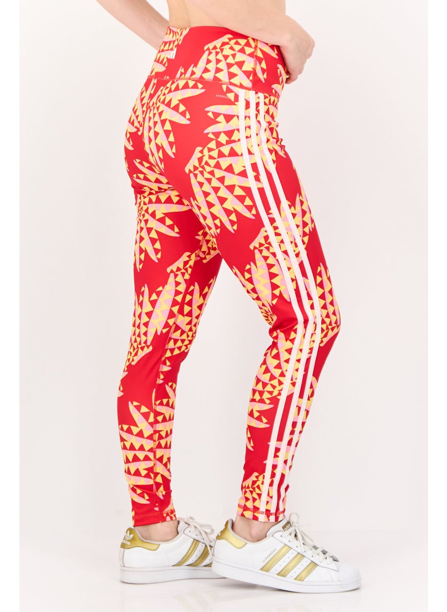 Adidas Women Sportswear Fit Training Leggings, Multicolor  - Image 4
