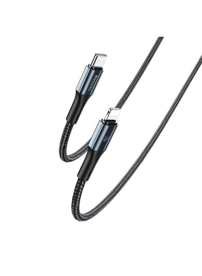 Yesido CA95 1.2m Fast Charging Type-C To Lightning Data Cable Fast Charging 3A For Mobile Phone  - Image 1