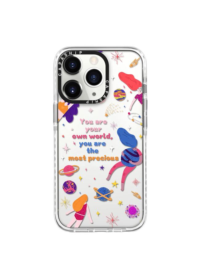 زبون جراب لهاتف iPhone 11 Pro بنمط توضيحي بسيط وغطاء كامل للهاتف - Image 1