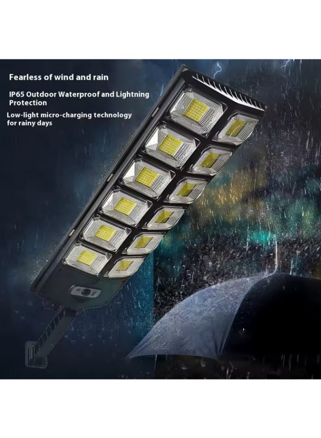 Solar-powered outdoor lights with multiple LED bulbs, waterproof, suitable for gardens, walls, and streets, with remote control. - Image 4