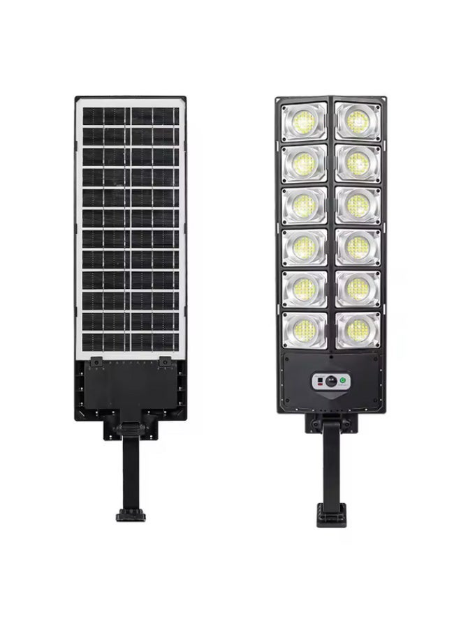 Solar-powered outdoor lights with multiple LED bulbs, waterproof, suitable for gardens, walls, and streets, with remote control. - Image 1