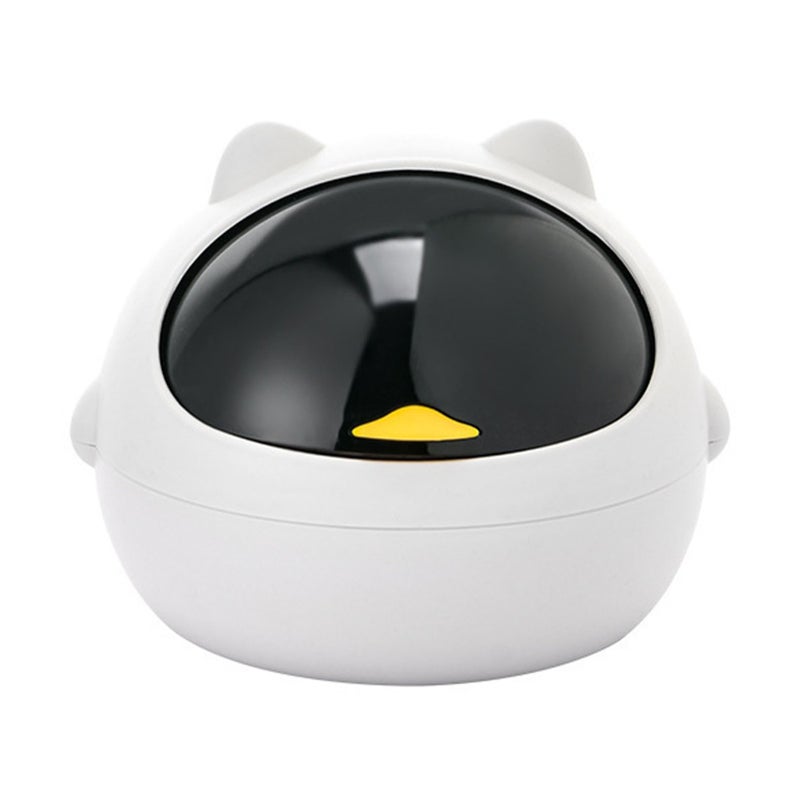 Desktop Garbage Bin Creative Plastic Cute Small Mini Waste Paper Basket For Office - Image 1