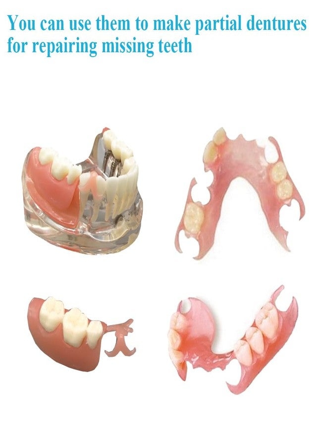 Healthyare مجموعة مواد تركيب الأسنان من هيلثي إير لإصلاح الأسنان المفقودة أو تركيب طقم أسنان كامل بنفسك، أسنان صناعية طبيعية - Image 2
