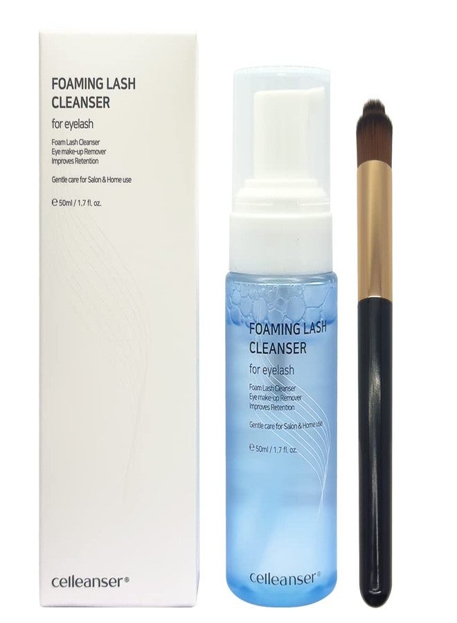 Celleanser Foaming Lash Cleanser/Wash for Extensions & Natural Lashes/Makeup bubble Remover 50ml / 1.7 fl Oz - Image 1
