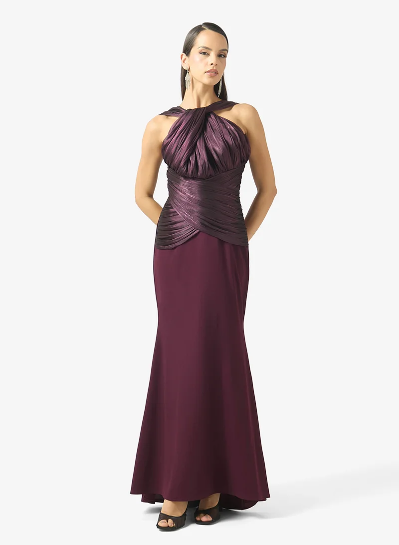 Halter Neck A-line Dress