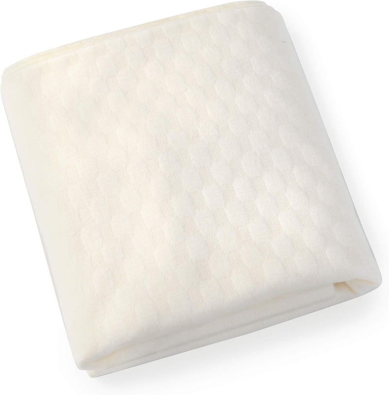 Chicco Lullaby Playard Sheet in Ivory - Premium Plush Bedding for Baby - Image 1