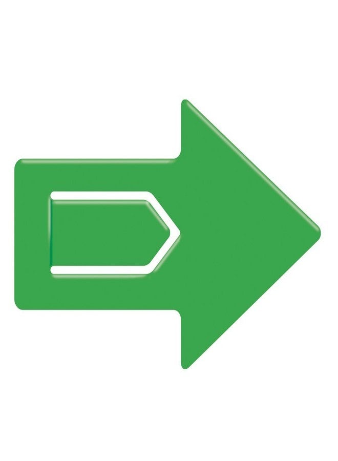 IF Green Bookmark, Pack of 8, Plastic, Arrow-Shaped, 48 x 31 mm - Image 2