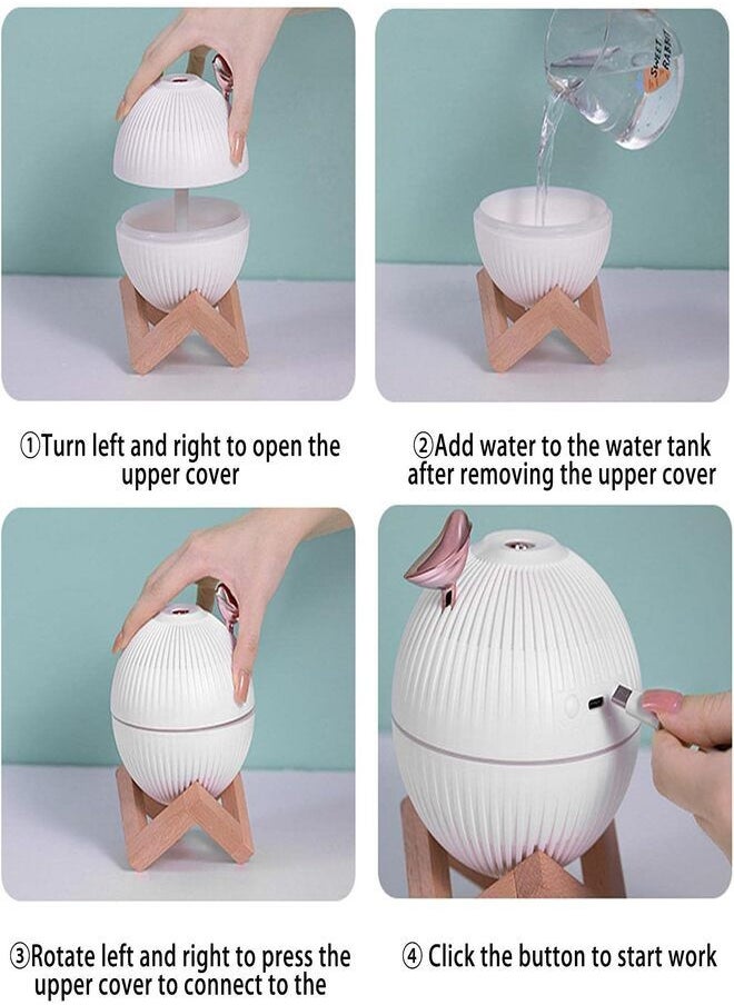 Generic - Lark Bird Mini Humidifier Three Levels Of Ambient Light Two Fog Modes Silent Operation Suitable For Cars And Bedrooms - Image 1
