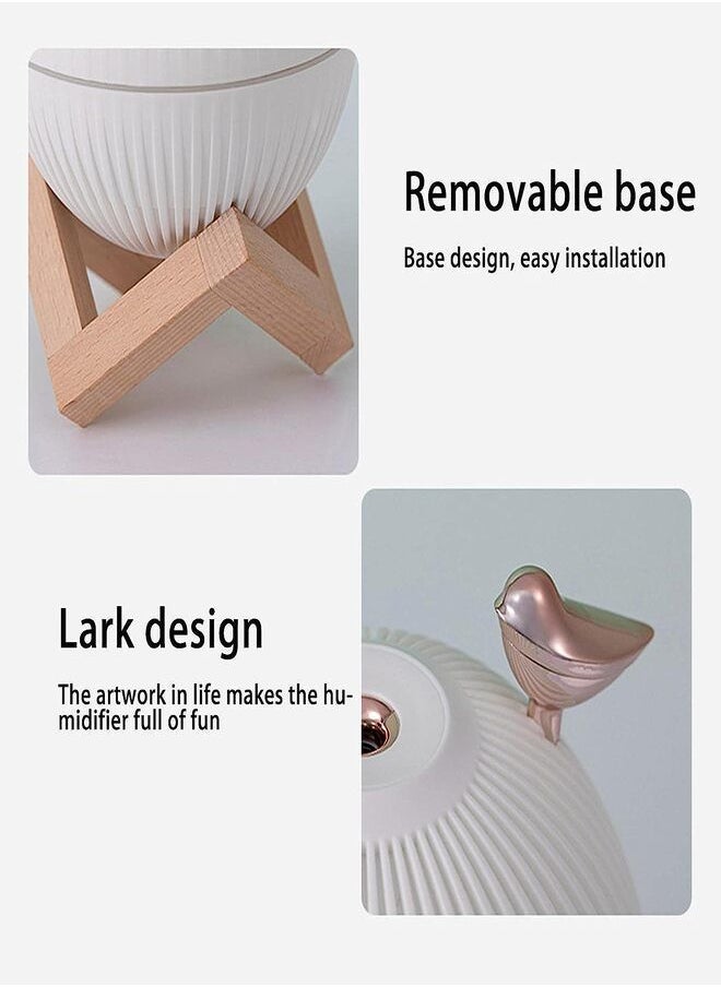 Generic - Lark Bird Mini Humidifier Three Levels Of Ambient Light Two Fog Modes Silent Operation Suitable For Cars And Bedrooms - Image 1