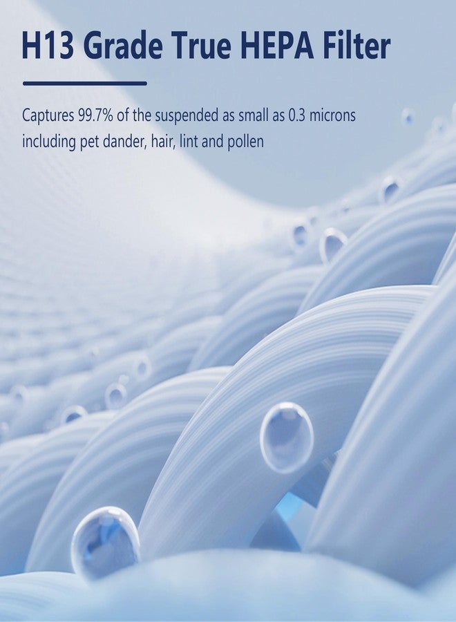 Funmit Core P350 Pet Care Replacement Filter for LEVOIT Core P350 Air Purifier, Funmit 3-in-1 New Fine Non-Woven Fabric Pre, H13 True HEPA, Activated Carbon Filter with ARC Formula, Core P350-RF, 2 Pack - Image 2