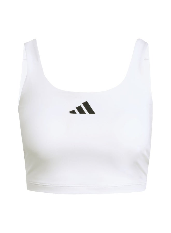 Adidas Optime Workout Twist Light Support Bra Tank Top - Image 2