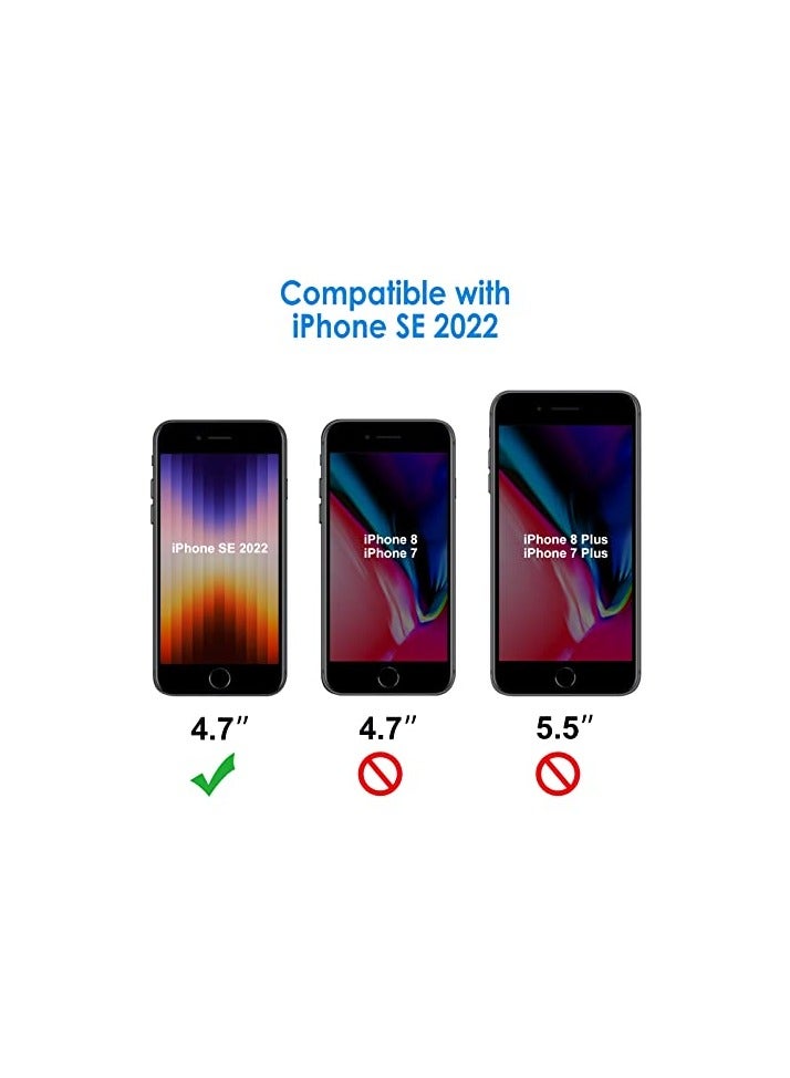 JETech Privacy Screen Protector for iPhone SE 3 (2022 3rd Edition) 4.7-Inch, Anti Spy Tempered Glass Film, Case Friendly, 2-Pack - Image 2