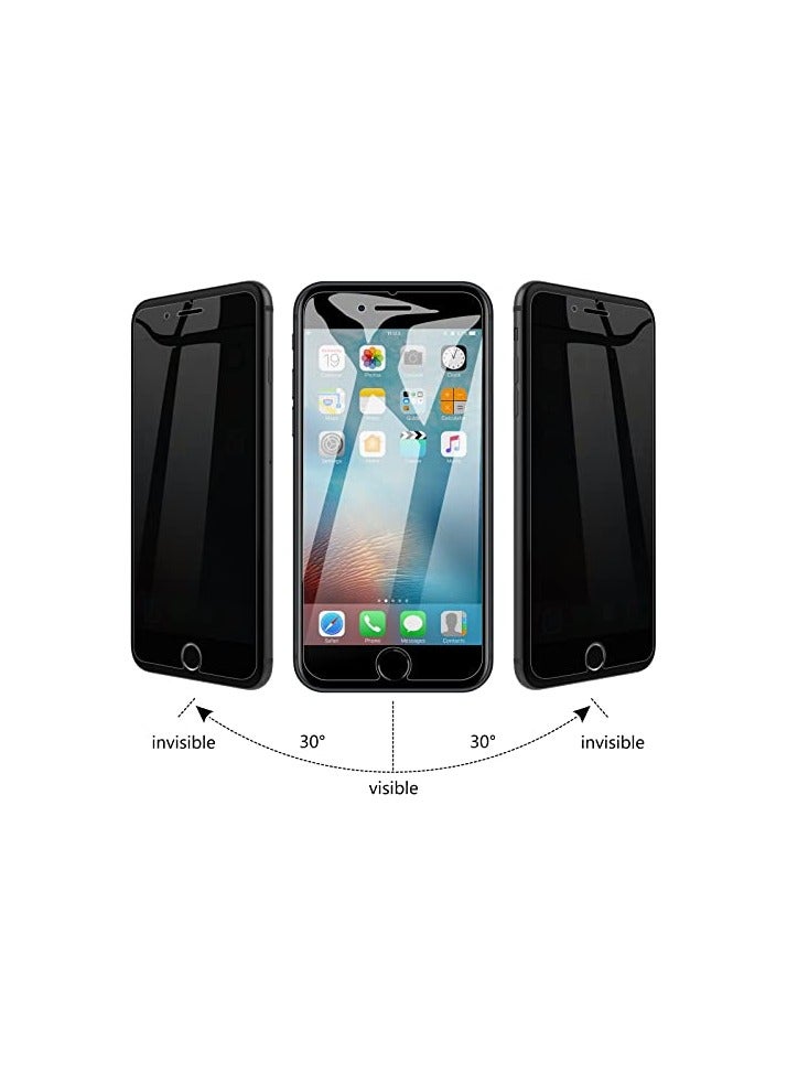 JETech Privacy Screen Protector for iPhone SE 3 (2022 3rd Edition) 4.7-Inch, Anti Spy Tempered Glass Film, Case Friendly, 2-Pack - Image 4