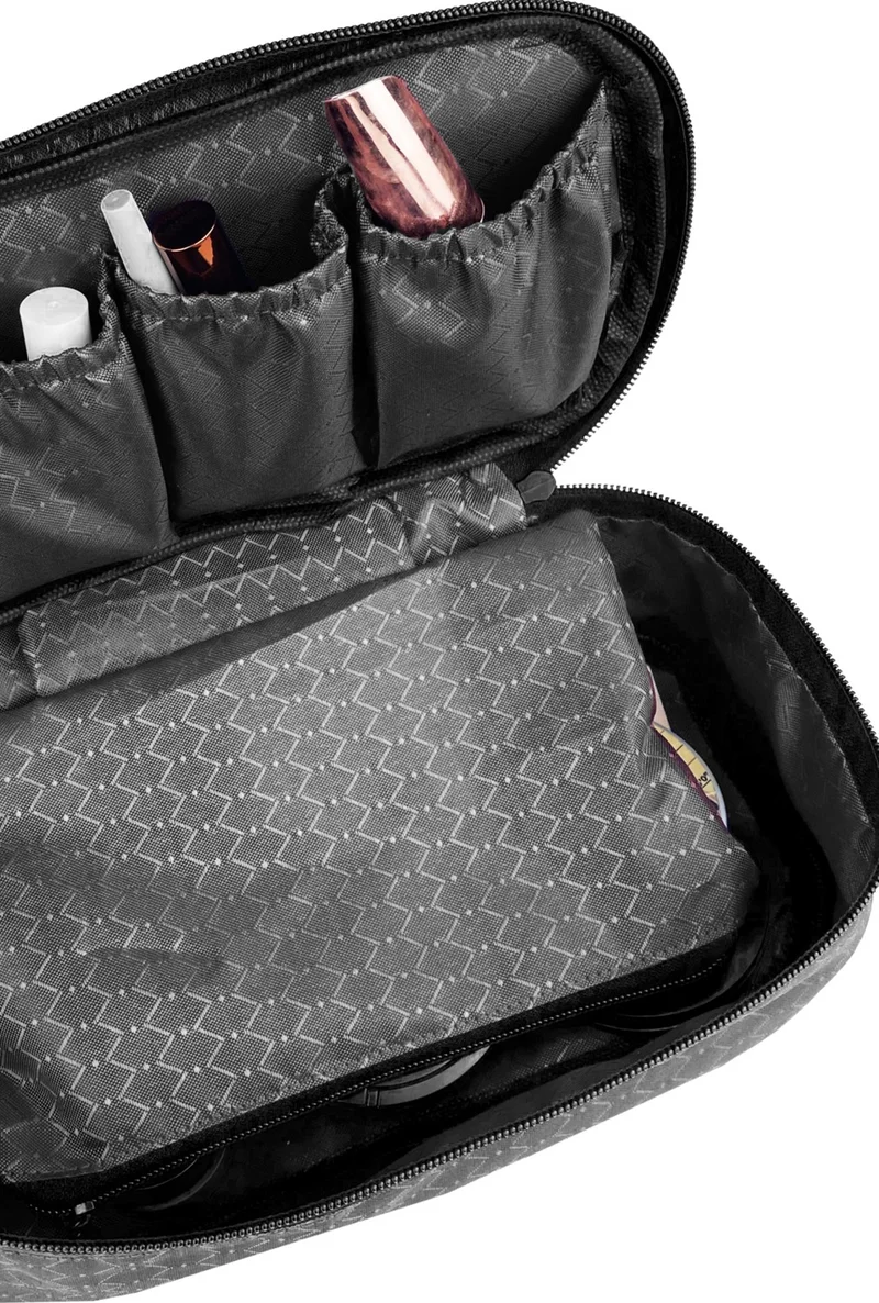 مينوفكو Ankaflex Women's Gray Makeup Brush Bra Storage and Underwear Organizer Makeup Bag
