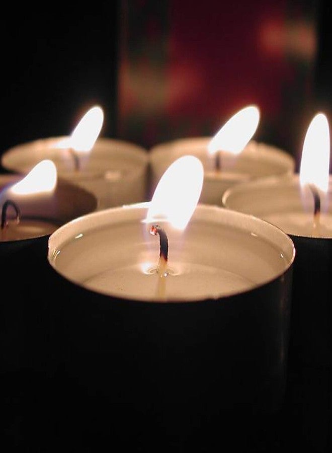 Thirteenkcanddle Wax Long Burning Tealight 5 Hours Burn Time Tea Light Pack of 1, 50 Pcs Unscented White - Image 5