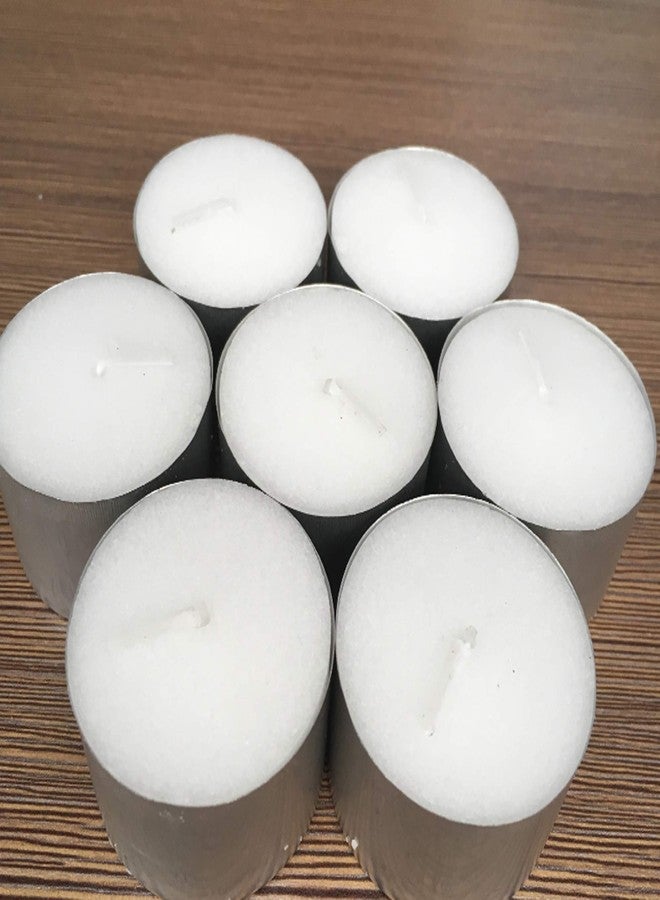 Thirteenkcanddle Wax Long Burning Tealight 5 Hours Burn Time Tea Light Pack of 1, 50 Pcs Unscented White - Image 3