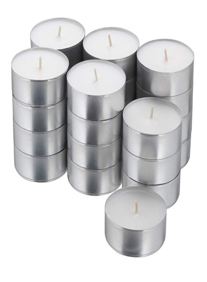 Thirteenkcanddle Wax Long Burning Tealight 5 Hours Burn Time Tea Light Pack of 1, 50 Pcs Unscented White - Image 4
