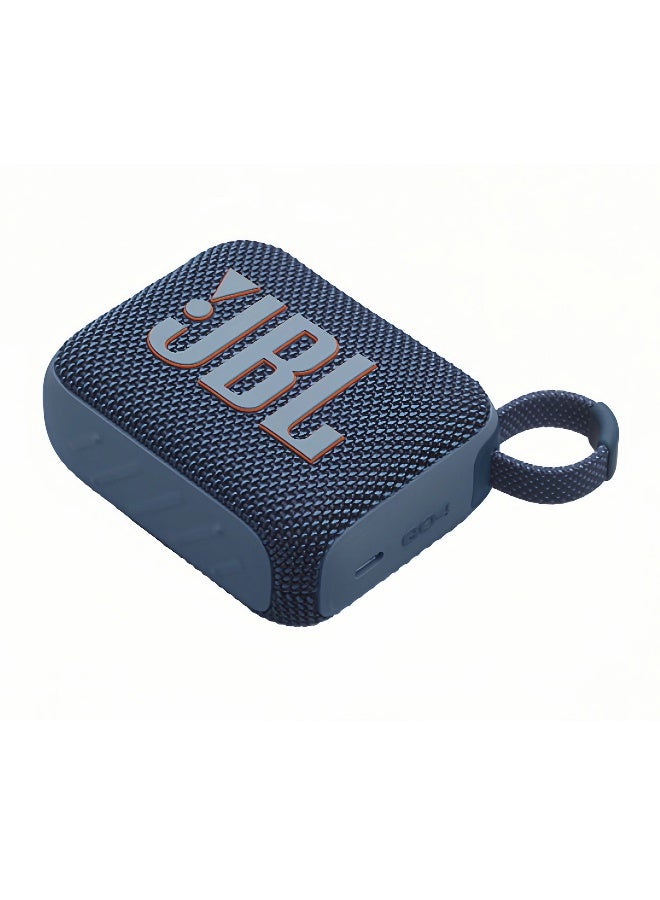 JBL Go4-Portable Waterproof and Dustproof Wireless Bluetooth Speaker, Big Pro Sound with Punchy bass,Built-in long-lasting battery, Made in Part with Recycled Materials Blue - Image 5