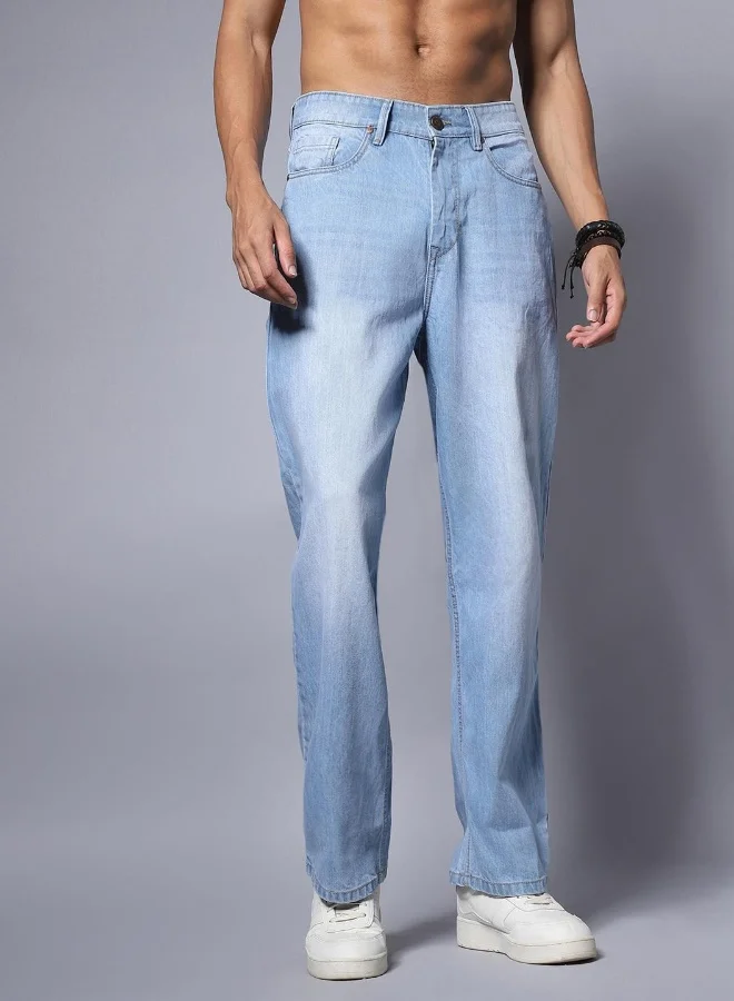 HIGH STAR Mens Blue Jeans