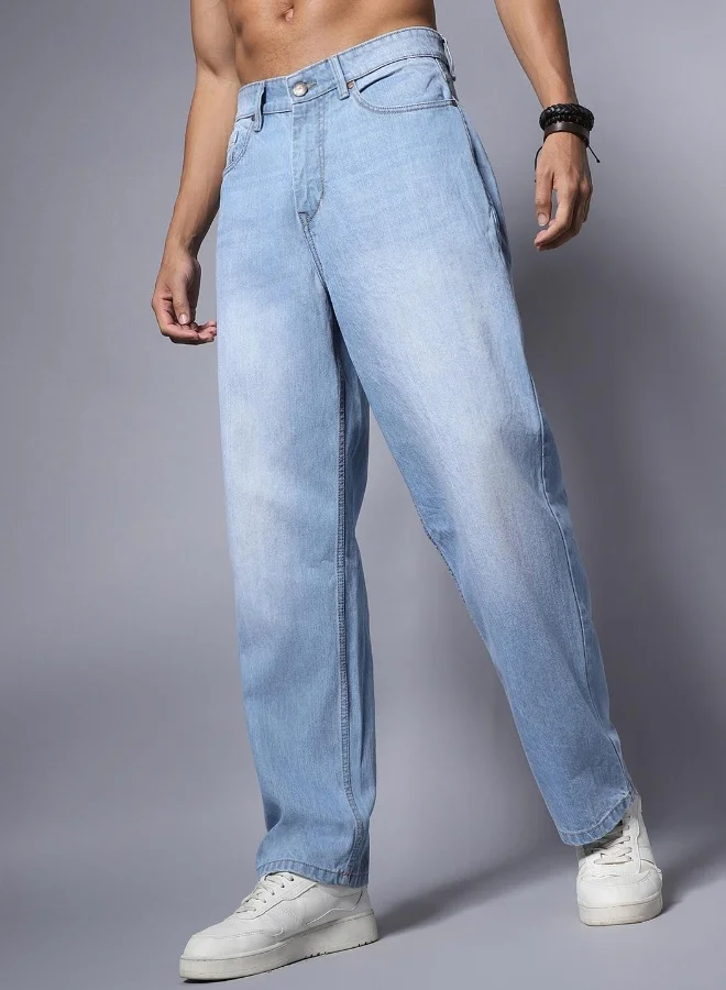 HIGH STAR Mens Blue Jeans