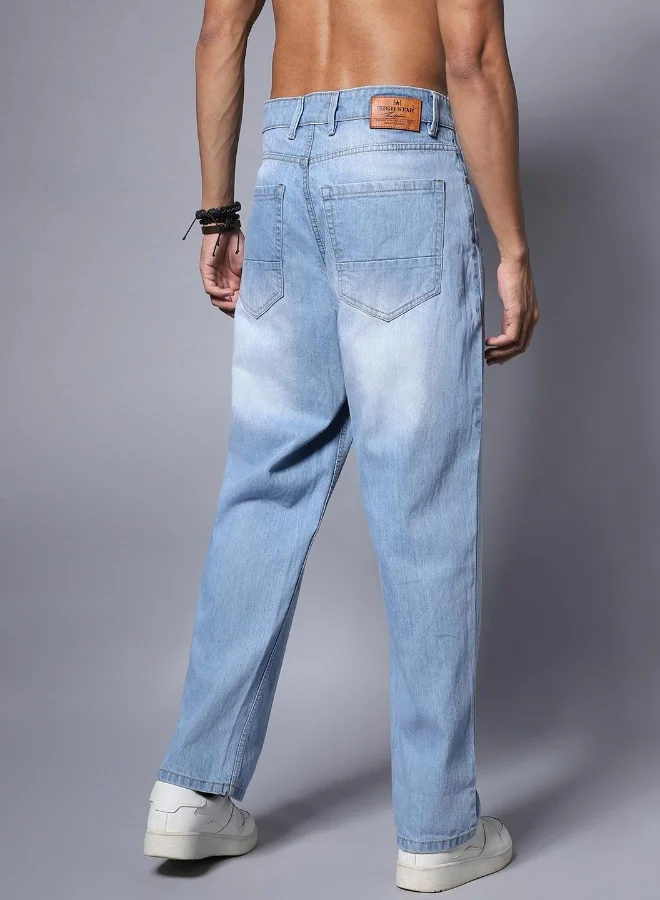 HIGH STAR Mens Blue Jeans
