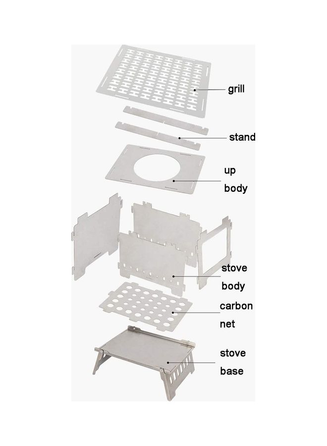 NIBEMINENT Portable Wood Burning Stove 10 x 6.9 1.77inch  - Image 4