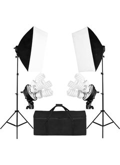 AGD Photo Studio Lighting Kit Black/White  - Image 1