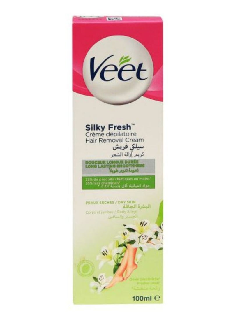 Veet Silky Fresh Dry Skin Hair Removal Cream, 100ml