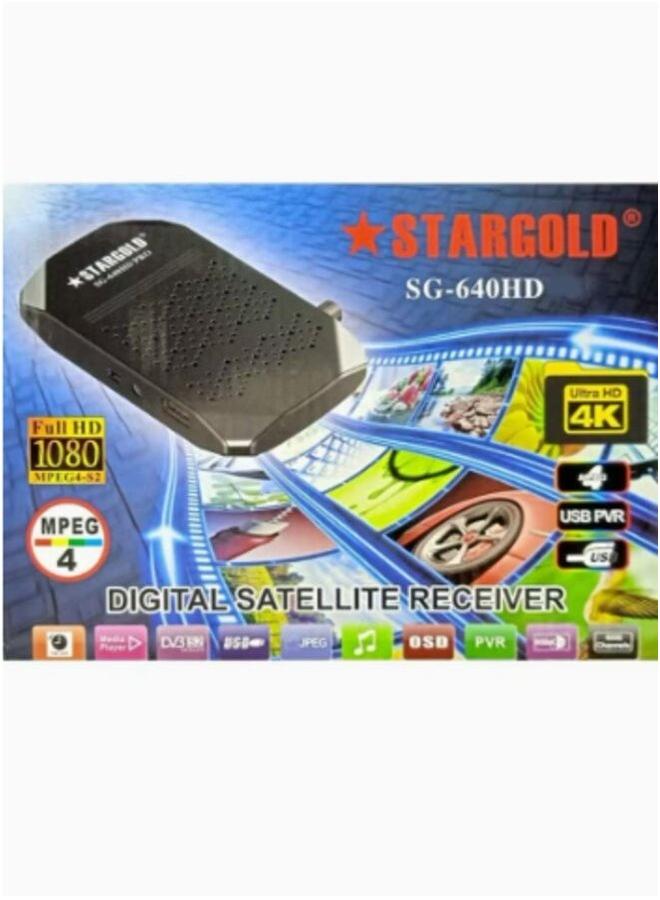 Stargold 4K Ultra HD Audio and Video Satellite Receiver 