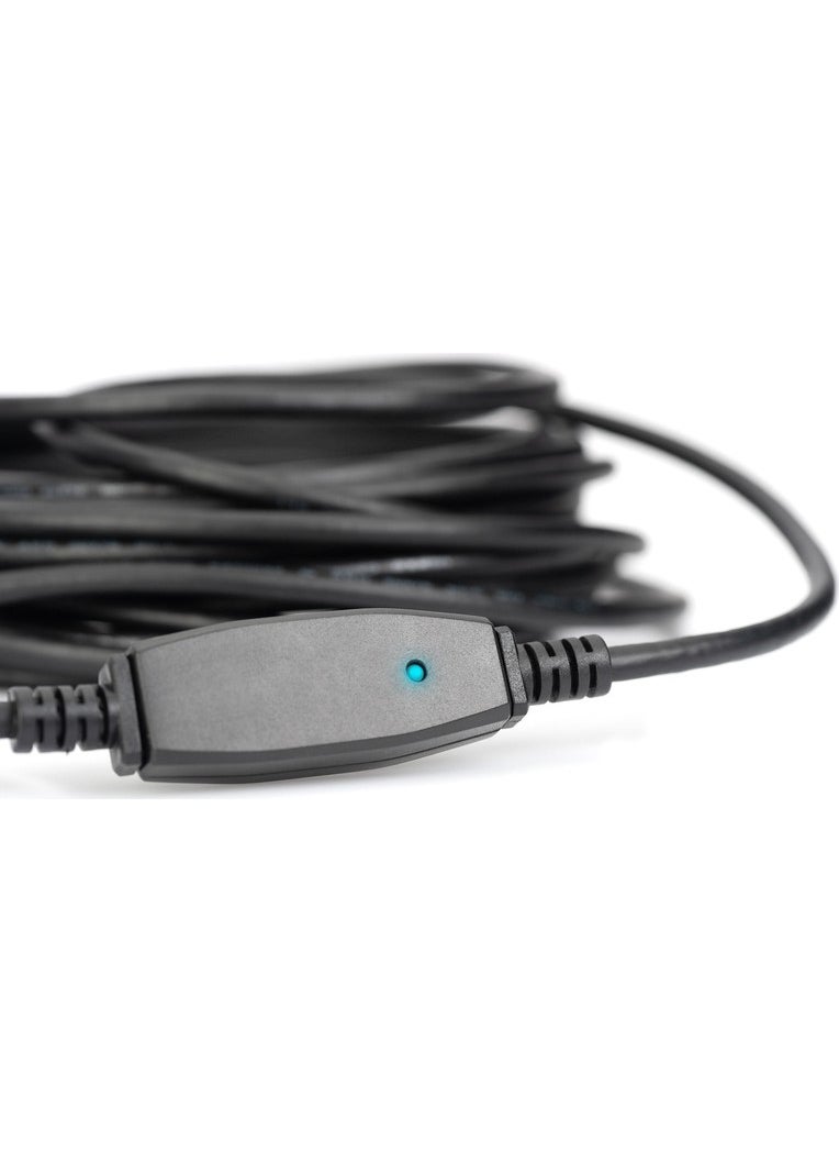 DIGITUS - USB 3.0 USB Repeater / Extension Cable, 15 meters Active USB 3.0 extension cable, 15 m - Image 1
