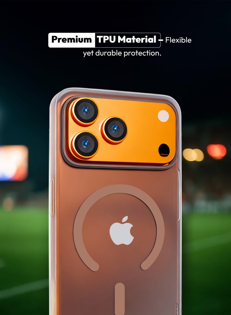 رعاية كبار الشخصيات جراب MagSafe لهاتف iPhone 17 Pro خفيف الوزن وشفاف ومضاد للصدمات مع غطاء حماية قوي مغناطيسي N52 مضاد للاصفرار ومقاوم للخدش والسقوط جراب خلفي رفيع للهاتف المحمول - Image 5