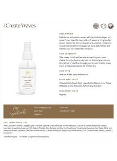 innersense Organic Beauty - Natural I Create Waves Pink Himalayan Salt Spray | Non-Toxic, Cruelty-Free, Clean Haircare (2oz)  - Image 3