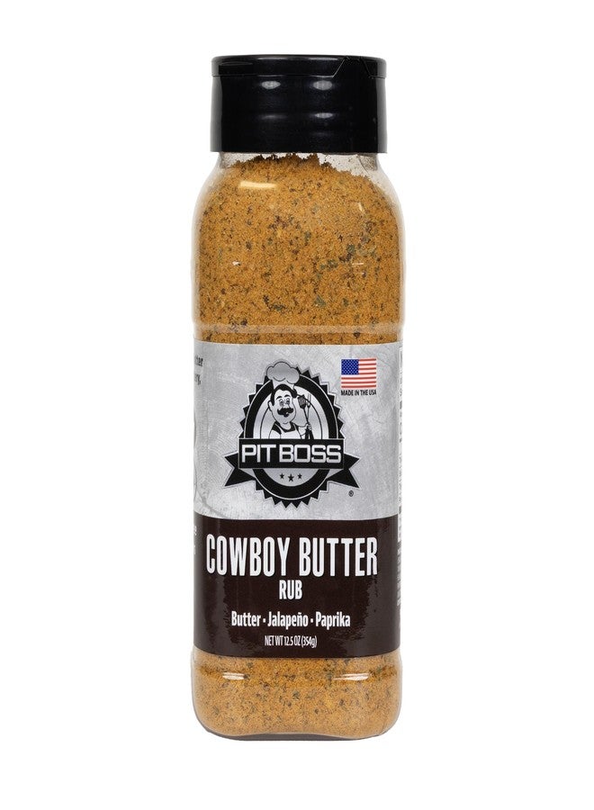 Pit Boss Cowboy Butter Rub | Butter Jalapeno Paprika Blend | Grill Spices for Beef, Pork, Chicken, and Game | Gluten Free, Preservative Free, No MSG, No Artificial Flavors - Image 1