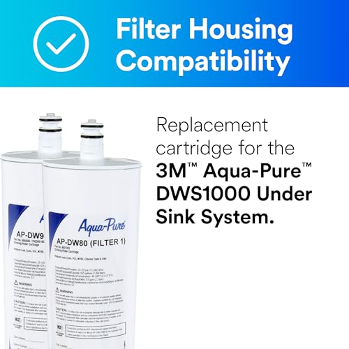 Aqua pure 3M Aqua-Pure DW8090 Under Sink Replacement Water Filters AP-DW80/90 for Aqua-Pure AP-DWS1000 - Image 2