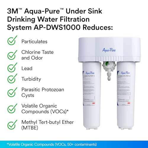 Aqua pure 3M Aqua-Pure DW8090 Under Sink Replacement Water Filters AP-DW80/90 for Aqua-Pure AP-DWS1000 - Image 5