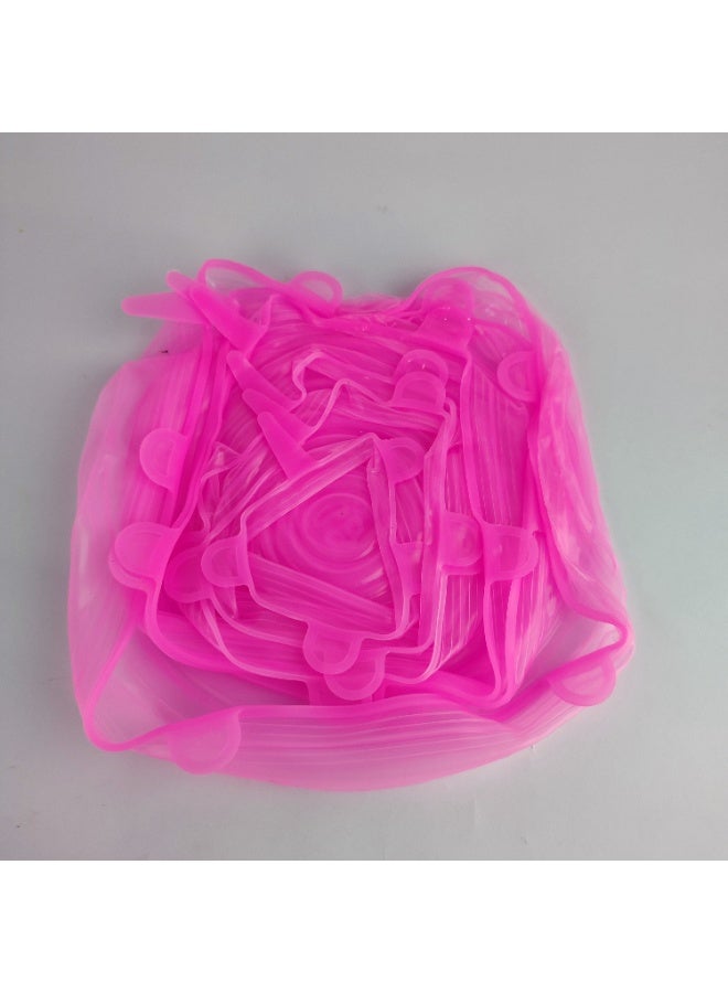 Set of 6 Stretchable Reusable Silicone Lids – For Kitchen & Food Storage - Image 3