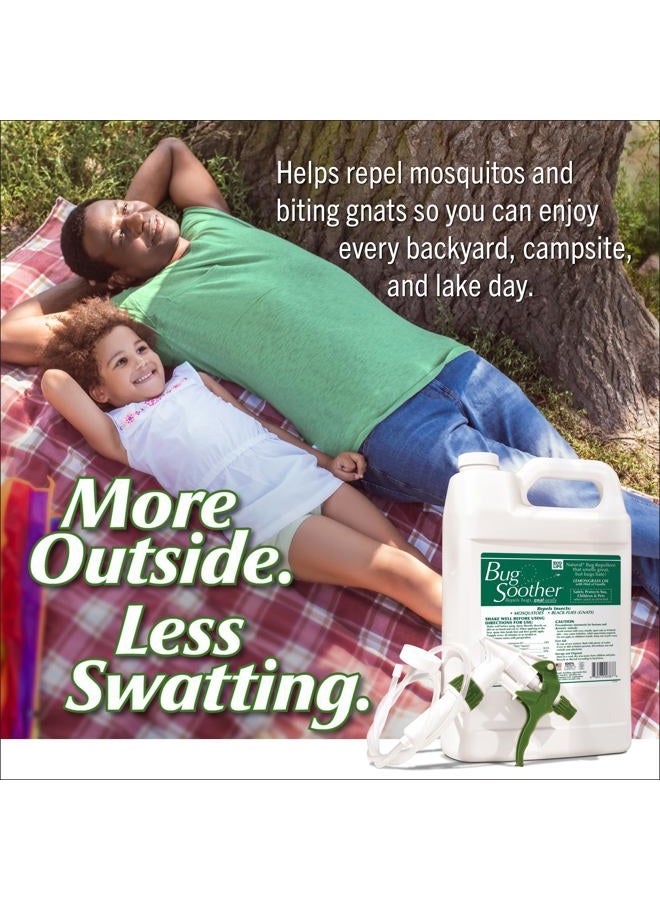 Bug Soother 1 Gallon - Natural Insect, Gnat and Mosquito Repellent & Deterrent with Essential Oils - DEET-Free - Safe Bug Spray for Adults, Kids, Pets, Environment - Made in USA - W/O Sprayer - Image 4