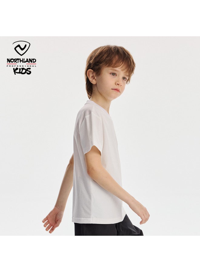 NorthLand Kids' Summer Cool Sun Protection Quick-dry Short Sleeve T-shirt - Boys' Outdoor Moisture-wicking Breathable Casual Sports Tee - Image 3