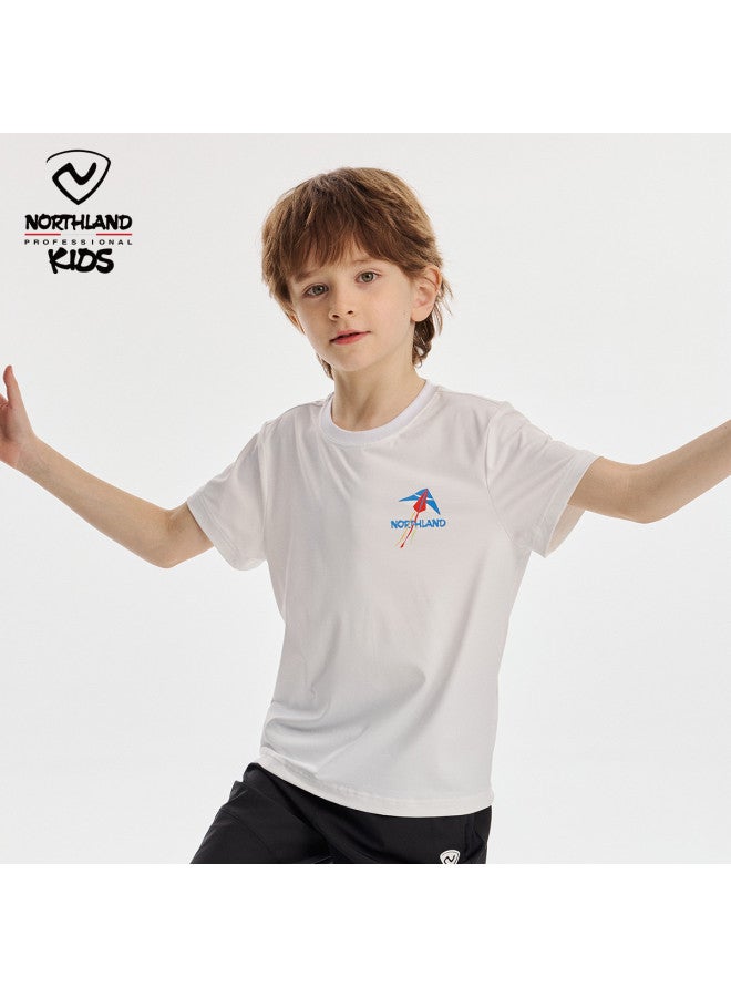 NorthLand Kids' Summer Cool Sun Protection Quick-dry Short Sleeve T-shirt - Boys' Outdoor Moisture-wicking Breathable Casual Sports Tee - Image 4