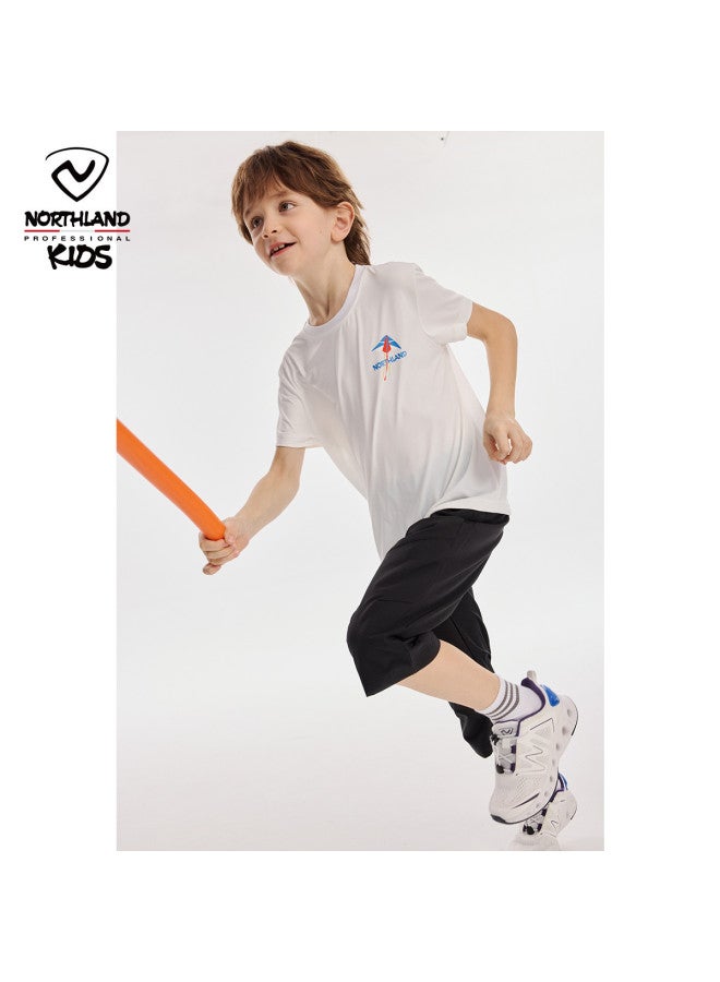 NorthLand Kids' Summer Cool Sun Protection Quick-dry Short Sleeve T-shirt - Boys' Outdoor Moisture-wicking Breathable Casual Sports Tee - Image 5