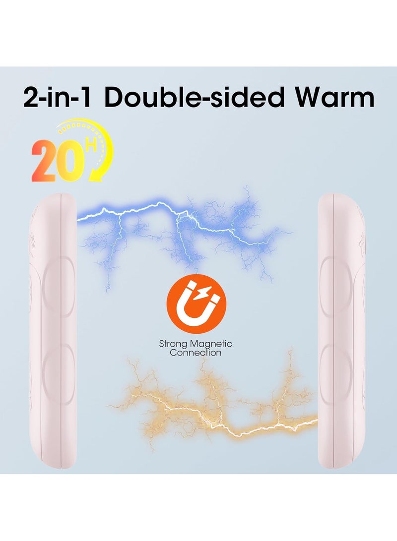 general Rechargeable Hand Warmers 2 in 1 Electric Hand Warmer 6000mAh Portable Pocket Warmers Dual-Sided Safe Heating Electronic Winter Gifts - Image 3