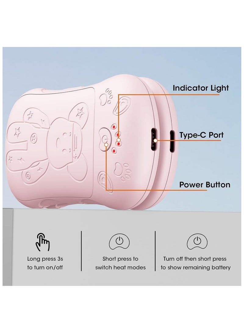 general Rechargeable Hand Warmers 2 in 1 Electric Hand Warmer 6000mAh Portable Pocket Warmers Dual-Sided Safe Heating Electronic Winter Gifts - Image 5