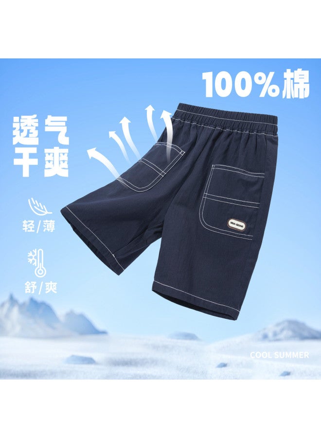 Bornbay casual Pants For Boys - Summer Minimalist Versatile Straight-leg Shorts For Toddlers & Kids - Image 2