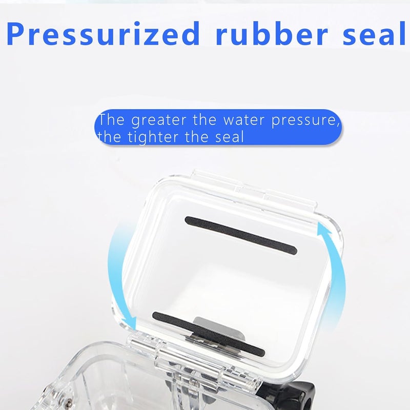 Honlyn 50M(164ft) Waterproof Case for Insta360 Go Ultra Accessories, Protective Underwater Dive Housing Shell with Bracket - Image 3