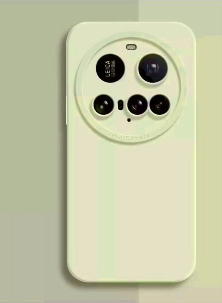 عام غطاء متوافق مع Xiaomi 15 Ultra 5G، غطاء من الجيل المطاطي السيليكوني السائل مع بطانة ناعمة من الألياف الدقيقة، غطاء رفيع مقاوم للصدمات والسقوط لـ Mi 15 Ultra.