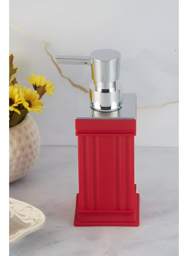 هابي هوم موزع صابون لوشن فارغ قابل لإعادة التعبئة للمطبخ والحمام مربع 250 مل - Image 4