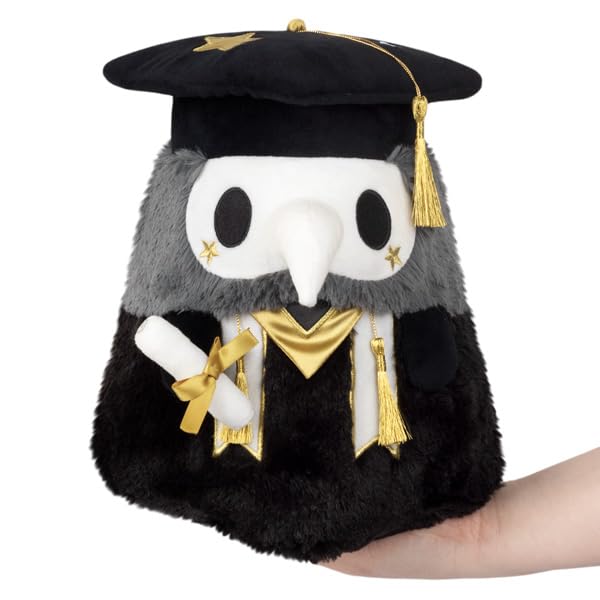 Squishable Mini Graduation Plague Doctor The Mysterious Doctor Plague Collection 10 in Soft Toy Collectible Stuffed Animal - Image 1
