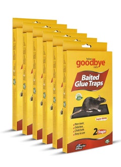 Goodbye Ultra Power Adhesive Baited Glue Trap 6 x 2 Traps  - Image 1